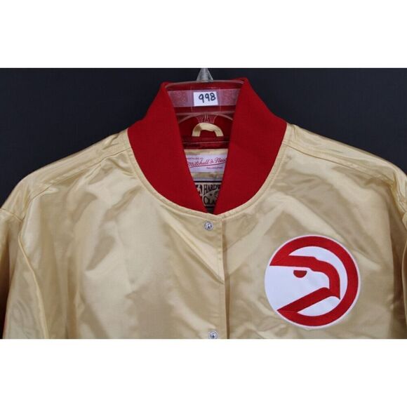 MITCHELL & NESS MEN'S ATLANTAM HAWKS JACKET SIZE LARGE (NWOT) - Picture 2 of 10
